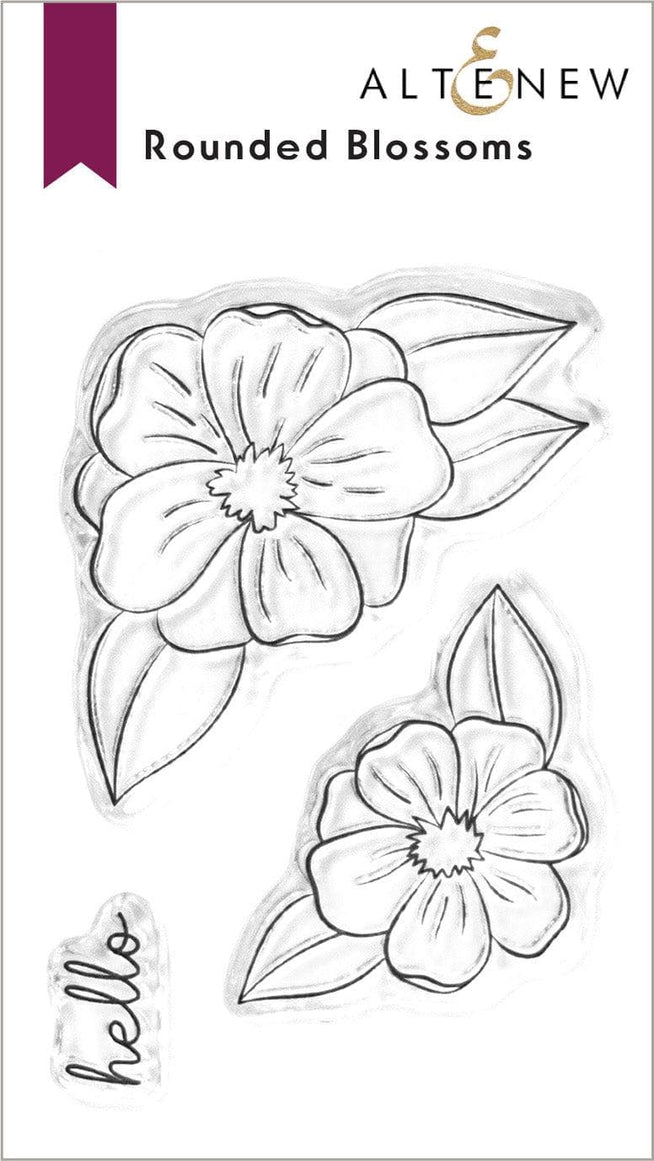 Altenew Stamp & Die Bundle Rounded Blossoms Stamp & Die Bundle