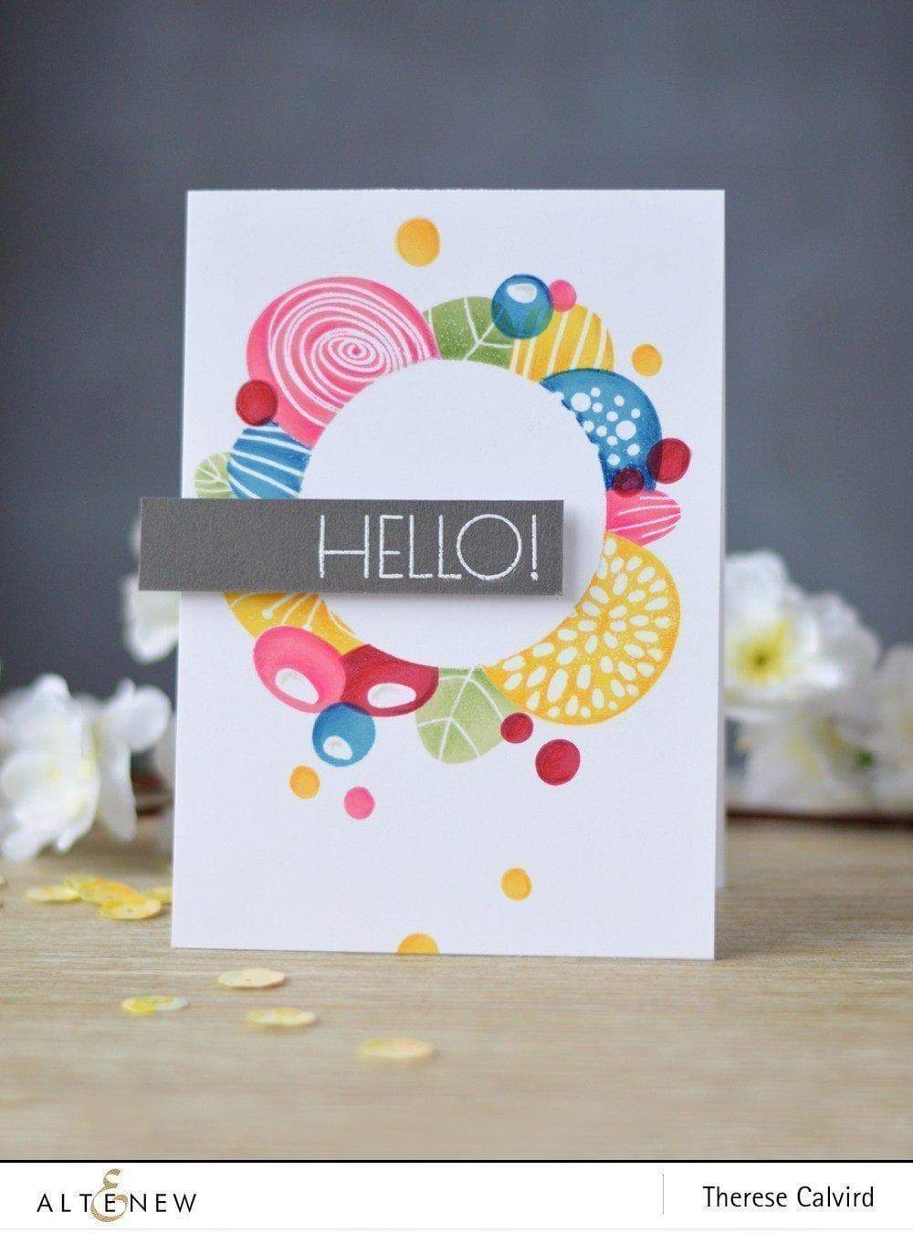 Altenew Stamp & Die Bundle Simple Flowers Stamp & Die Bundle