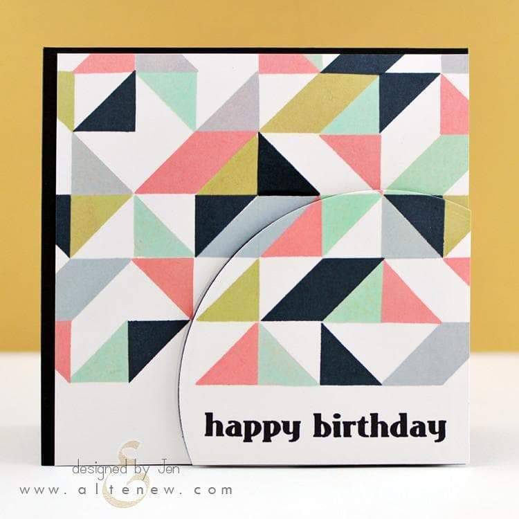 Altenew Stamp & Die Bundle Simple Shapes Stamp & Die Bundle