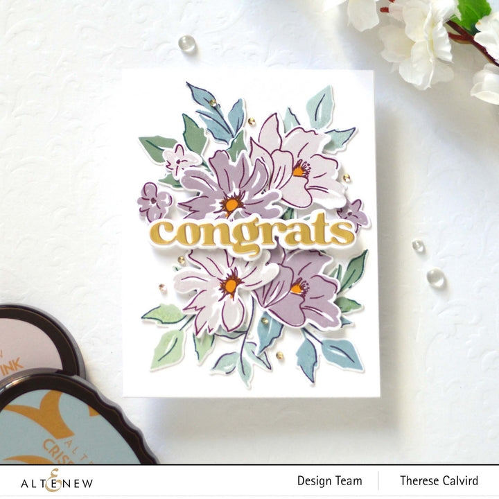Altenew Stamp & Die Bundle Sketched Florals