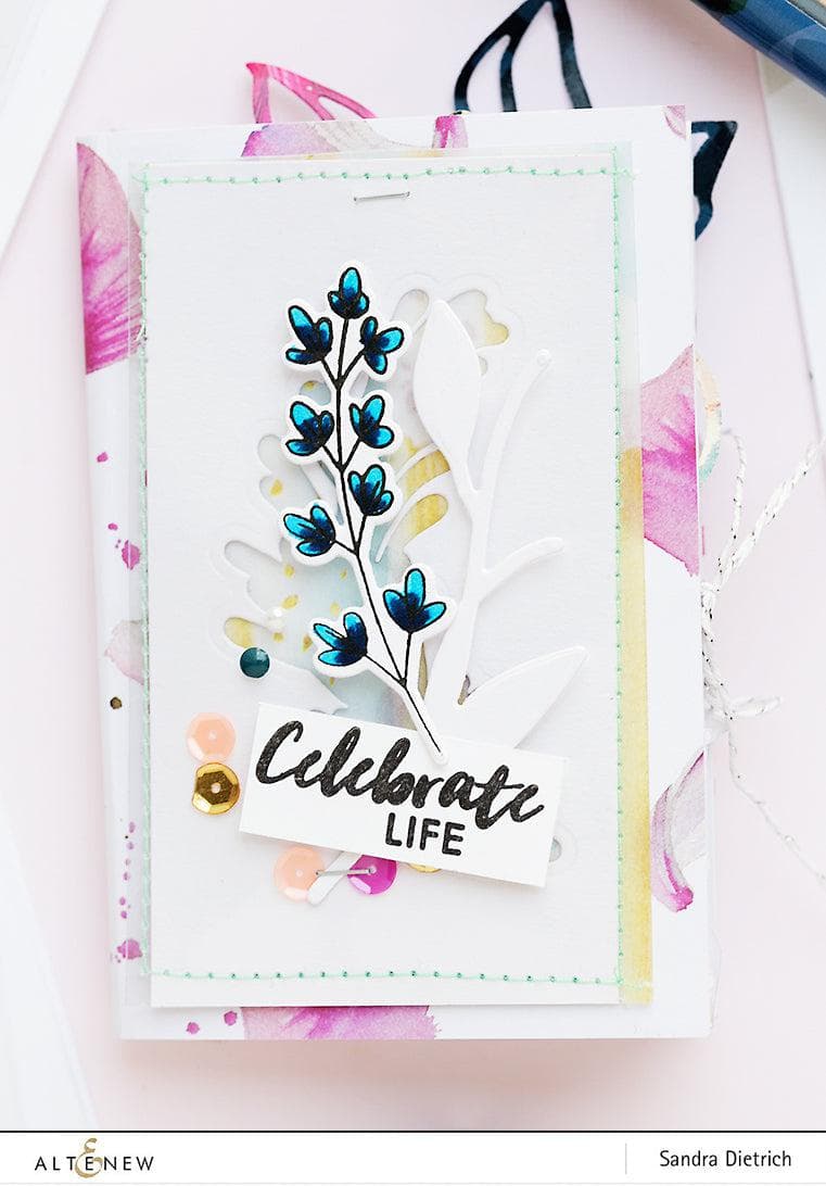 Altenew Stamp & Die Bundle Sophisticated Wreath Stamp & Die Bundle