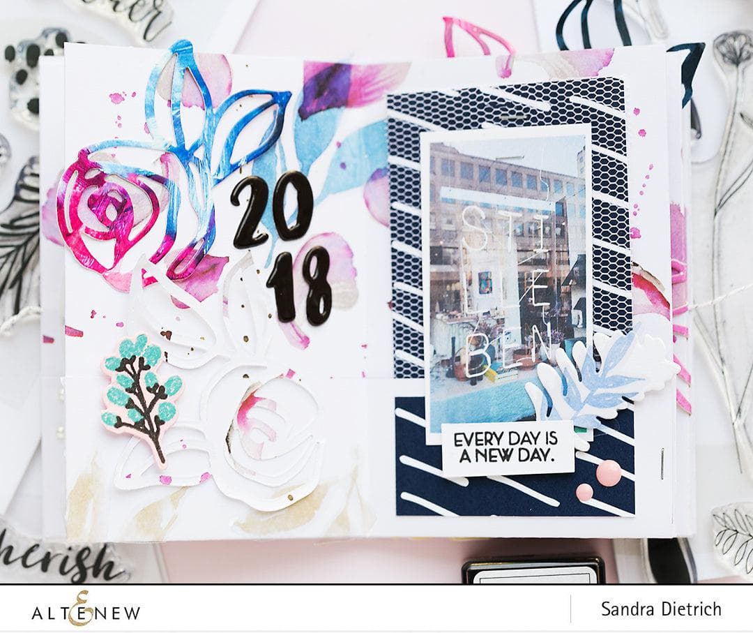 Altenew Stamp & Die Bundle Sophisticated Wreath Stamp & Die Bundle