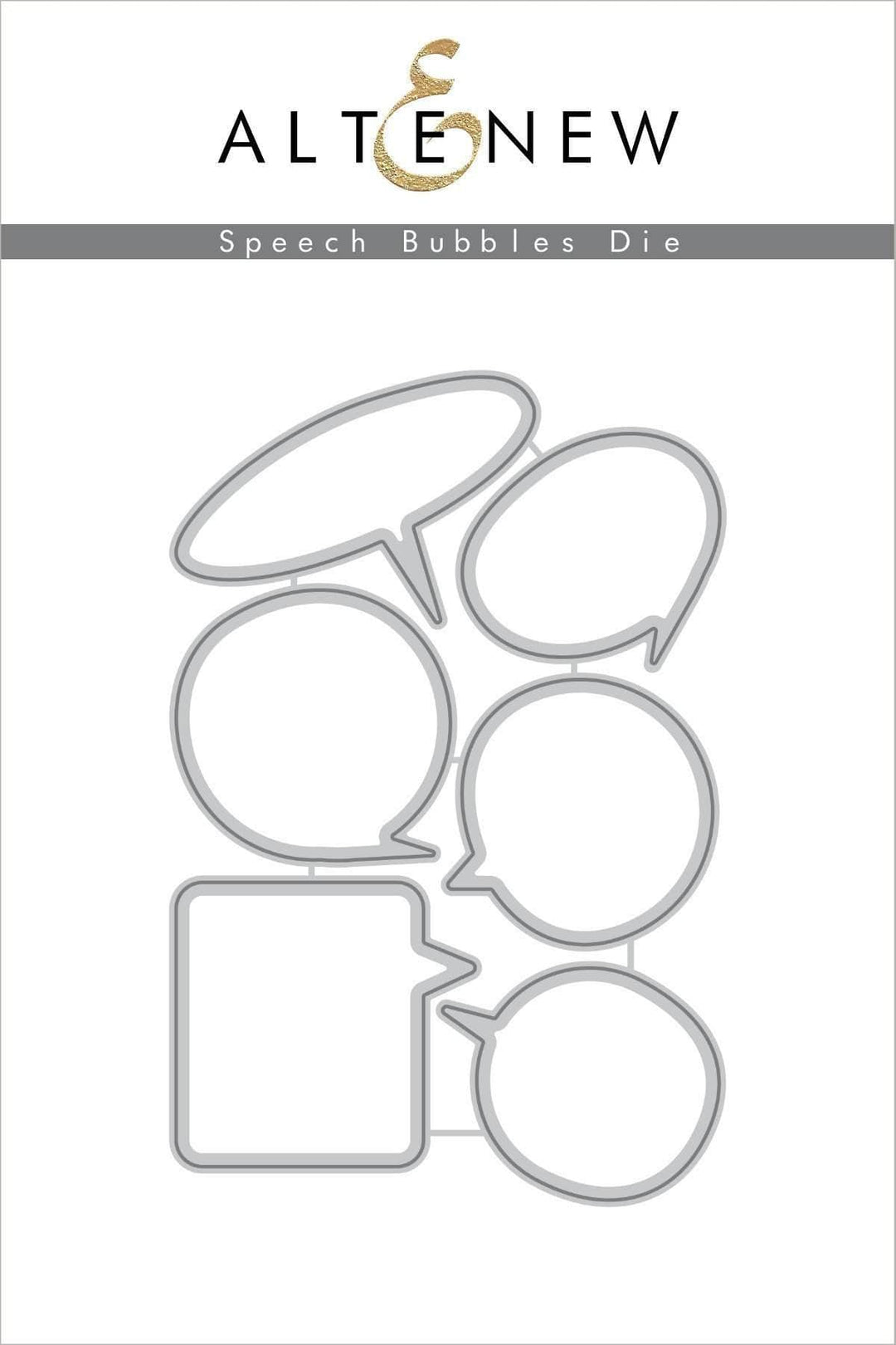 Altenew Stamp & Die Bundle Speech Bubbles