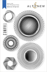 Altenew Stamp & Die Bundle Spheres & Spirals Stamp & Die Bundle