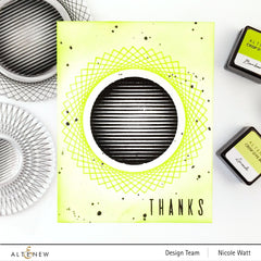 Altenew Stamp & Die Bundle Spheres & Spirals Stamp & Die Bundle
