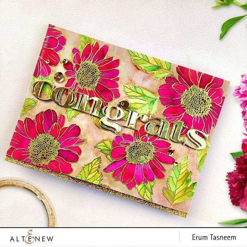 Altenew Stamp & Die Bundle Spring Daisy Stamp & Die Bundle