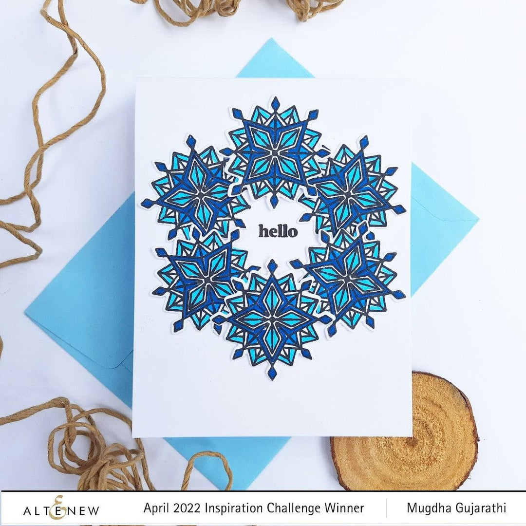 Altenew Stamp & Die Bundle Stacked Snowflake Stamp & Die Bundle