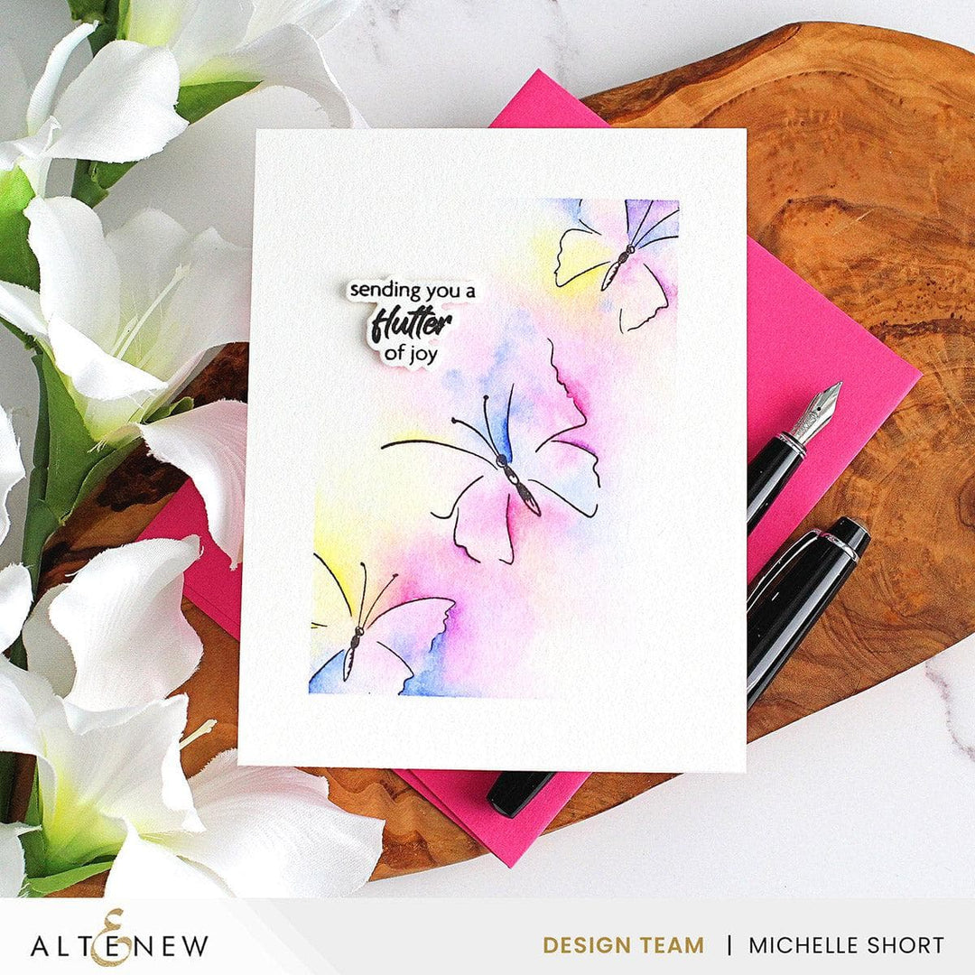 Stamp & Paint Butterflies