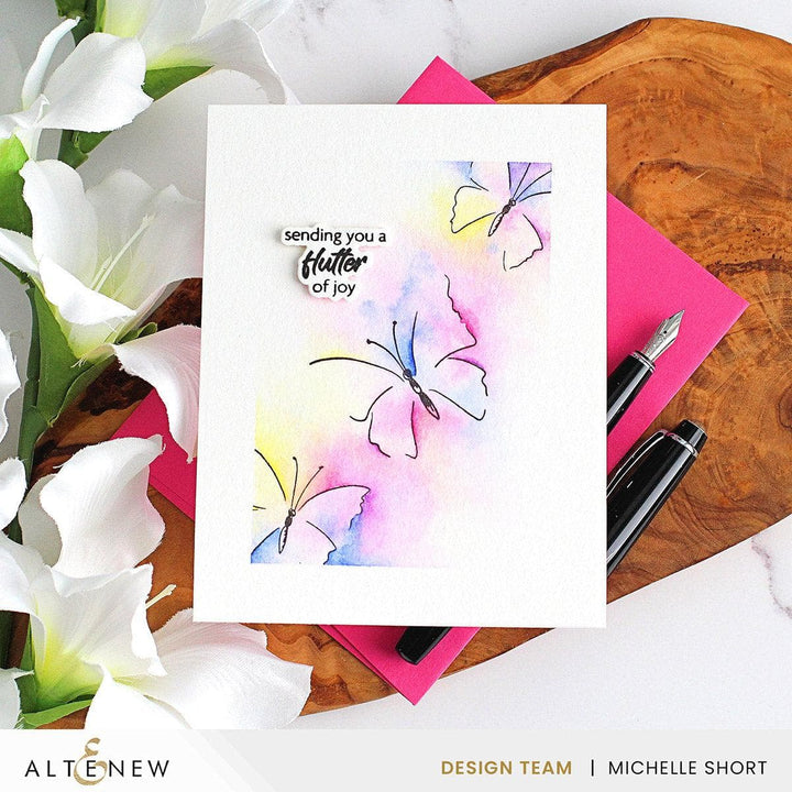Stamp & Paint Butterflies