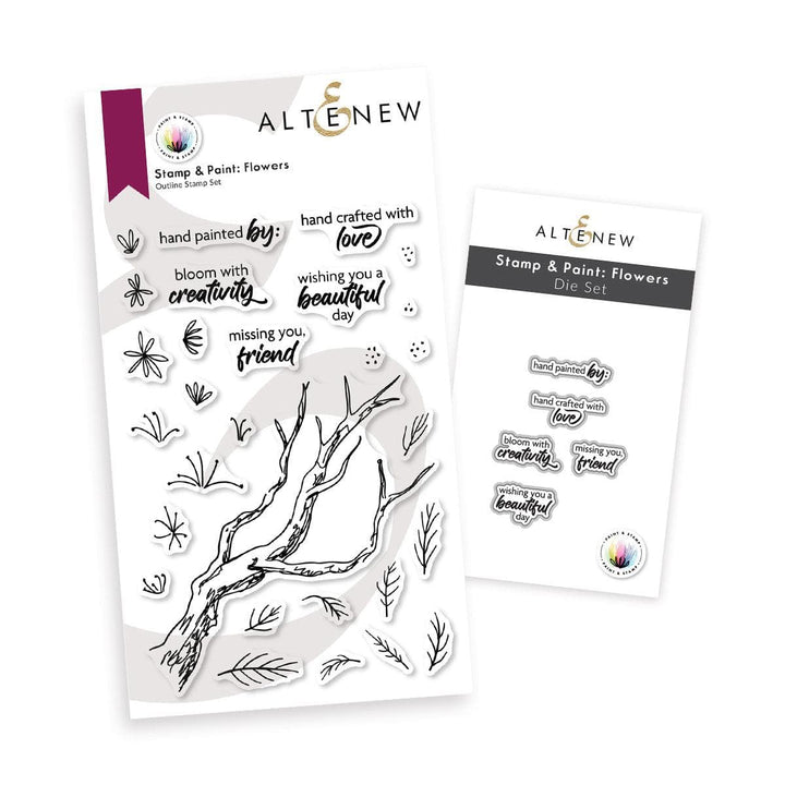 Stamp & Paint Flowers