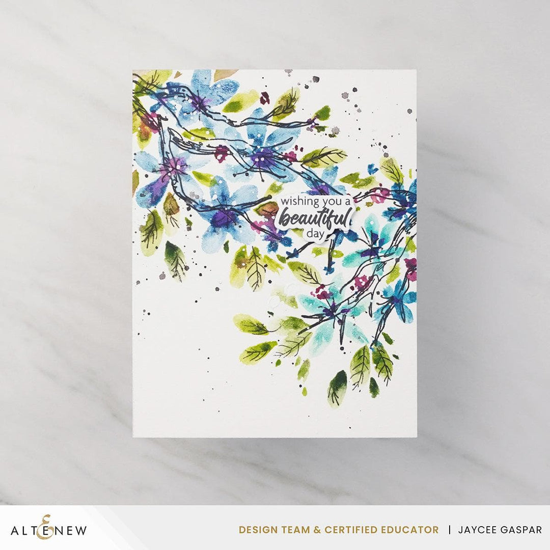 Stamp & Paint Flowers