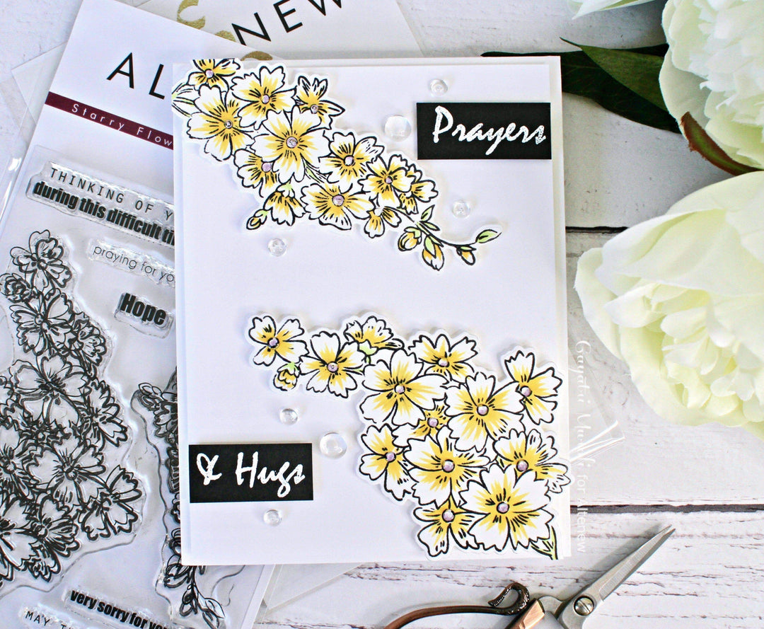 Altenew Stamp & Die Bundle Starry Flowers Stamp & Die Bundle