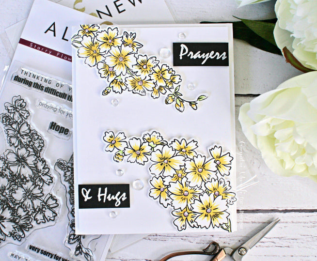 Altenew Stamp & Die Bundle Starry Flowers Stamp & Die Bundle