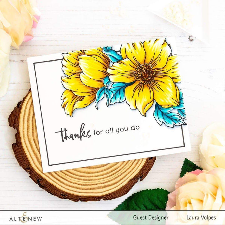 Altenew Stamp & Die Bundle Statement Flowers Stamp & Die Bundle