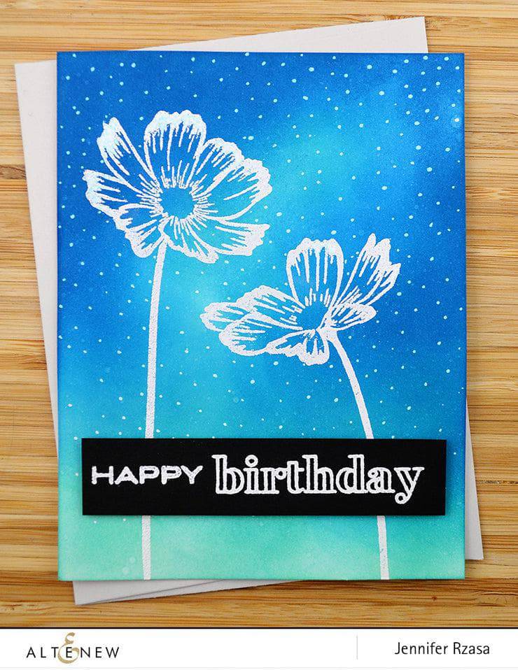 Altenew Stamp & Die Bundle Stunning Cosmos Stamp & Die Bundle