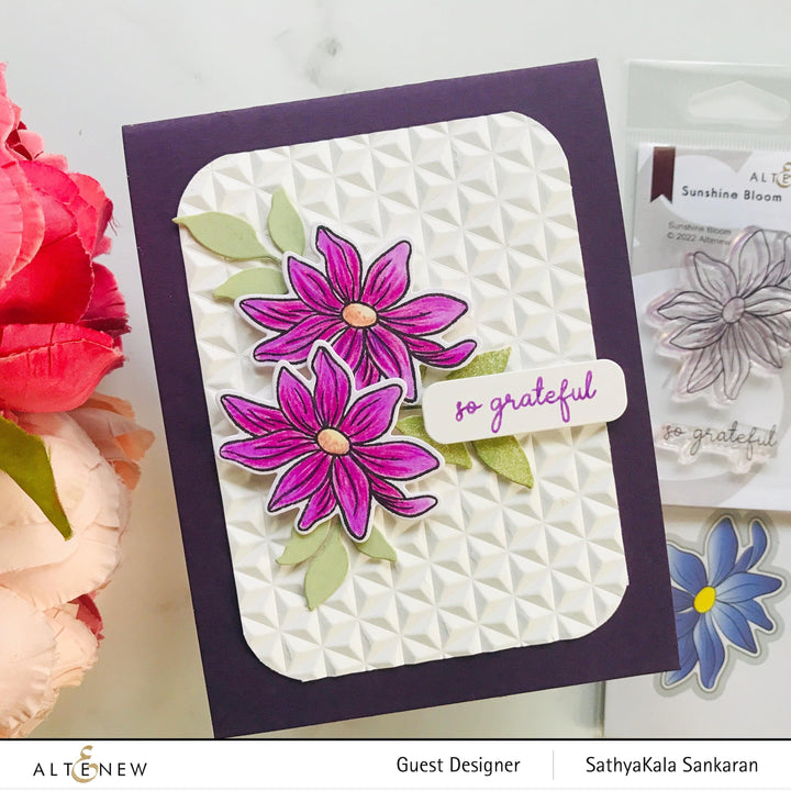 Altenew Stamp & Die Bundle Sunshine Bloom Stamp & Die Bundle