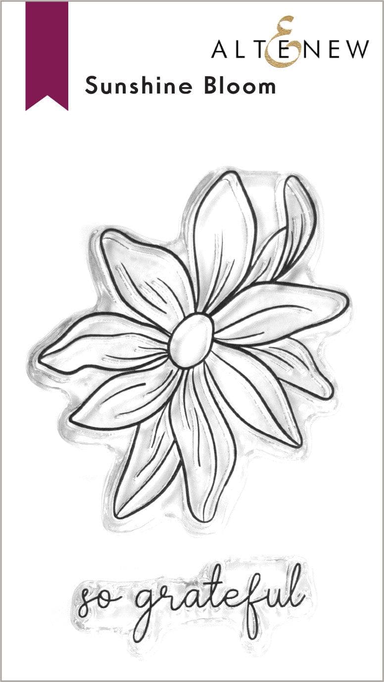 Altenew Stamp & Die Bundle Sunshine Bloom Stamp & Die Bundle