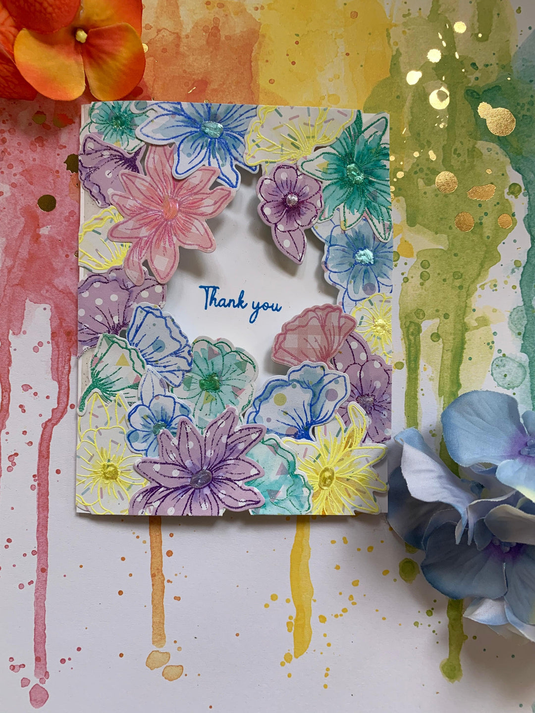Altenew Stamp & Die Bundle Sunshine Bloom Stamp & Die Bundle
