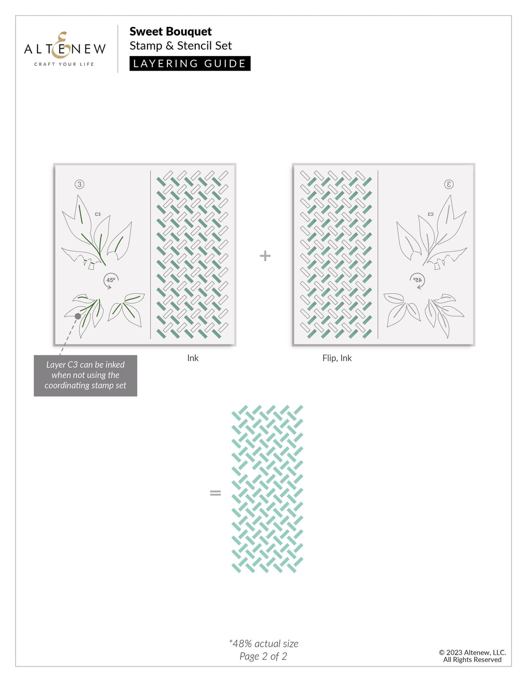 Altenew Stamp & Die Bundle Sweet Bouquet