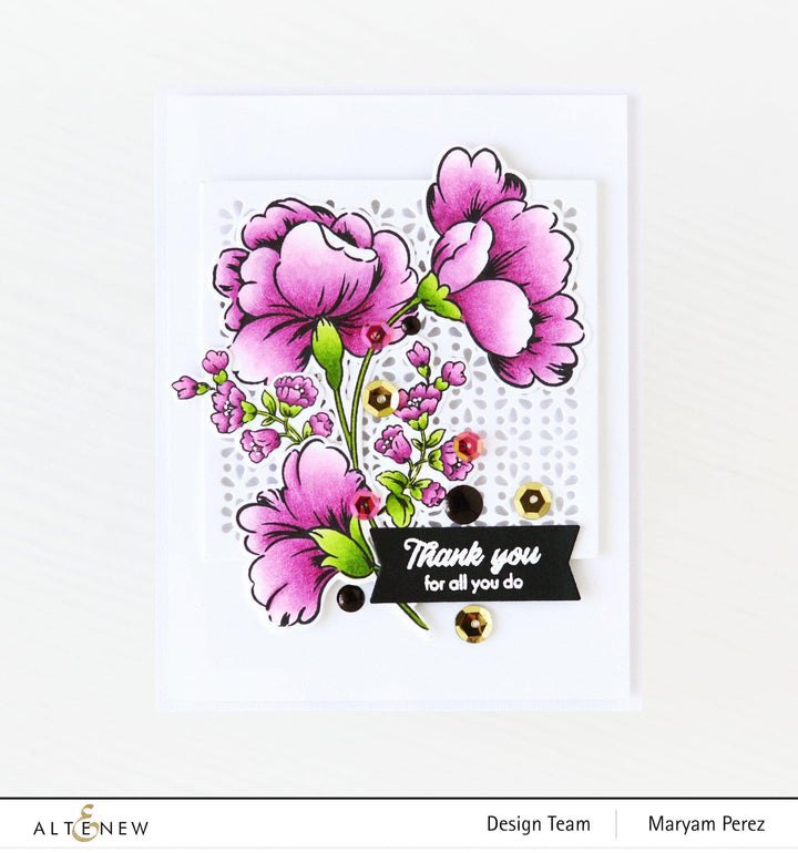 Altenew Stamp & Die Bundle Sweet Flowers Stamp & Die Bundle