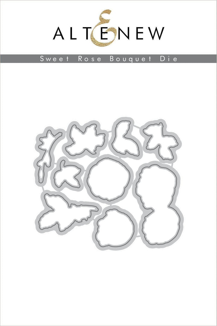 Altenew Stamp & Die Bundle Sweet Rose Bouquet Stamp & Die Bundle