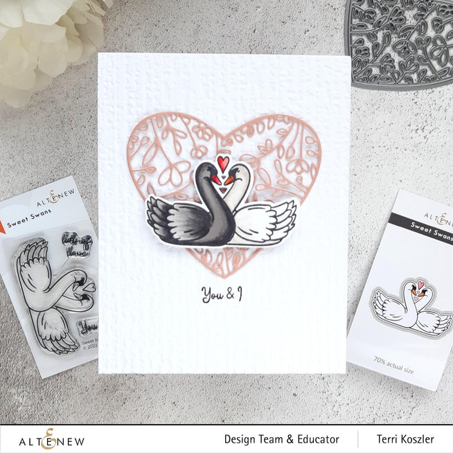 Altenew Stamp & Die Bundle Sweet Swans Stamp & Die Bundle