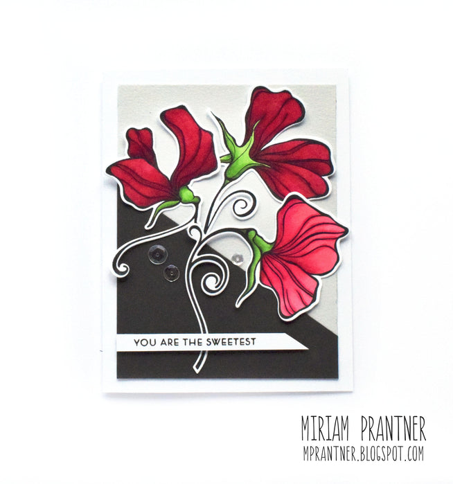 Altenew Stamp & Die Bundle Sweetest Peas Stamp & Die Bundle
