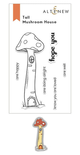 Altenew Stamp & Die Bundle Tall Mushroom House Stamp & Die Bundle