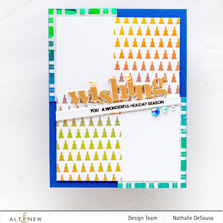 Altenew Stamp & Die Bundle Tiny Sentiments: Wishing Stamp & Die Bundle