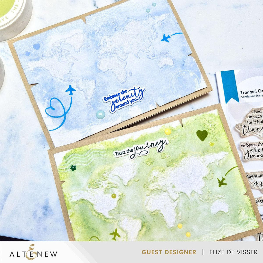 Tranquil Greetings Die Set - Altenew