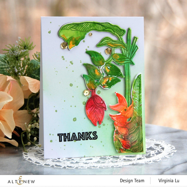 Altenew Stamp & Die Bundle Tropical Jungle Stamp & Die Bundle