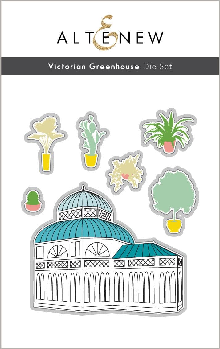 Altenew Stamp & Die Bundle Victorian Greenhouse Stamp & Die Bundle