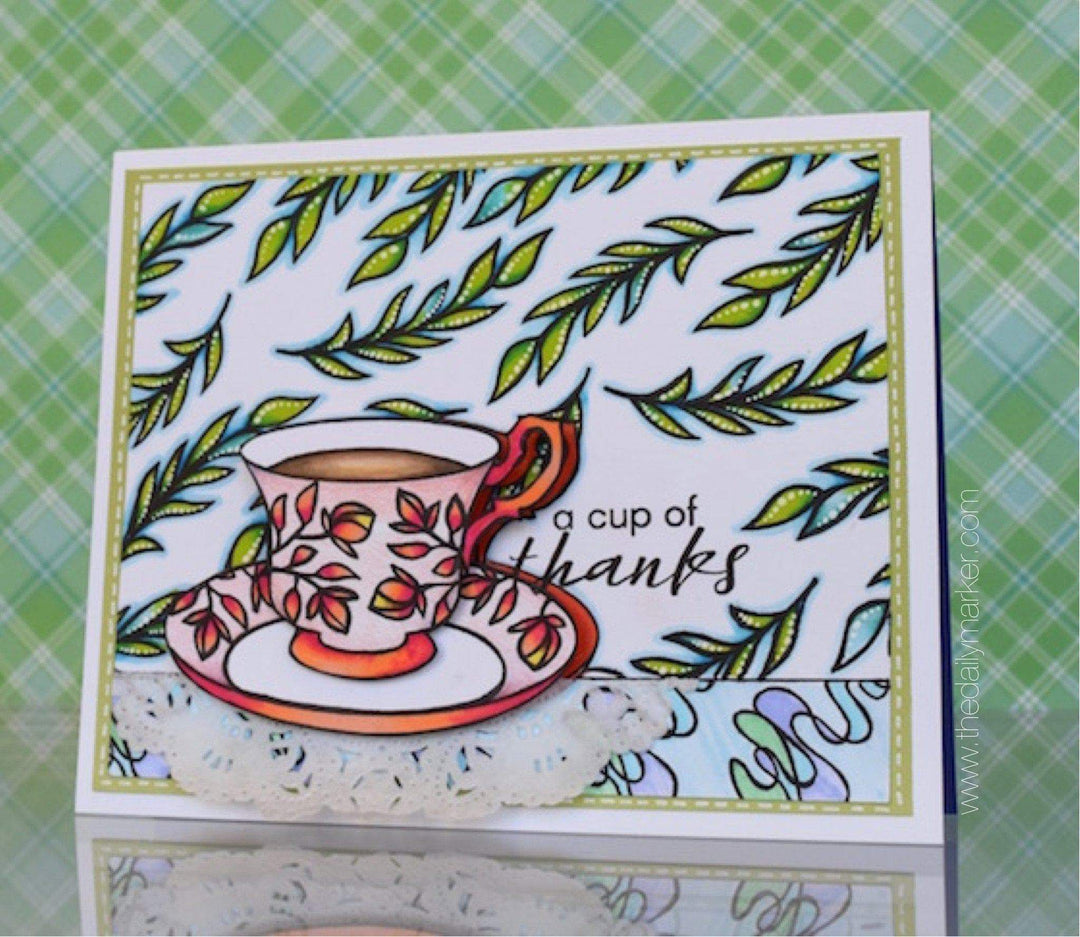 Altenew Stamp & Die Bundle Vintage Teacup Stamp & Die Bundle