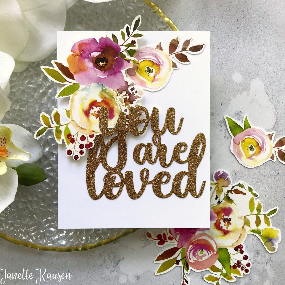 Altenew Stamp & Die Bundle Watercolor Halftone Stamp Set & Die Set & Painted Fantasy Washi Tape Bundle