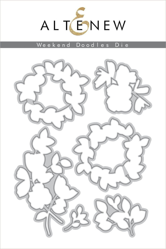 Altenew Stamp & Die Bundle Weekend Doodles Stamp & Die Bundle