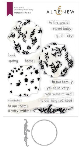 Altenew Stamp & Die Bundle Welcome Home Stamp & Die Bundle