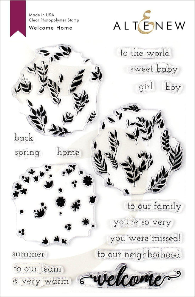Altenew Stamp & Die Bundle Welcome Home Stamp & Die Bundle