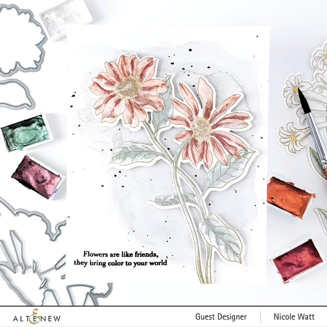 Altenew Stamp & Die Bundle Wild Flora Stamp & Die Bundle