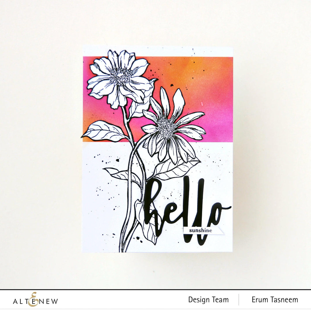 Altenew Stamp & Die Bundle Wild Flora Stamp & Die Bundle