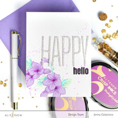 Altenew Stamp & Die Bundle Wild Geranium