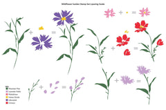 Altenew Stamp & Die Bundle Wildflower Garden Stamp & Die Bundle