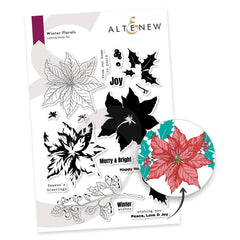 Altenew Stamp & Die Bundle Winter Florals