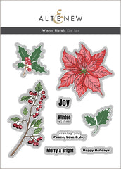 Altenew Stamp & Die Bundle Winter Florals