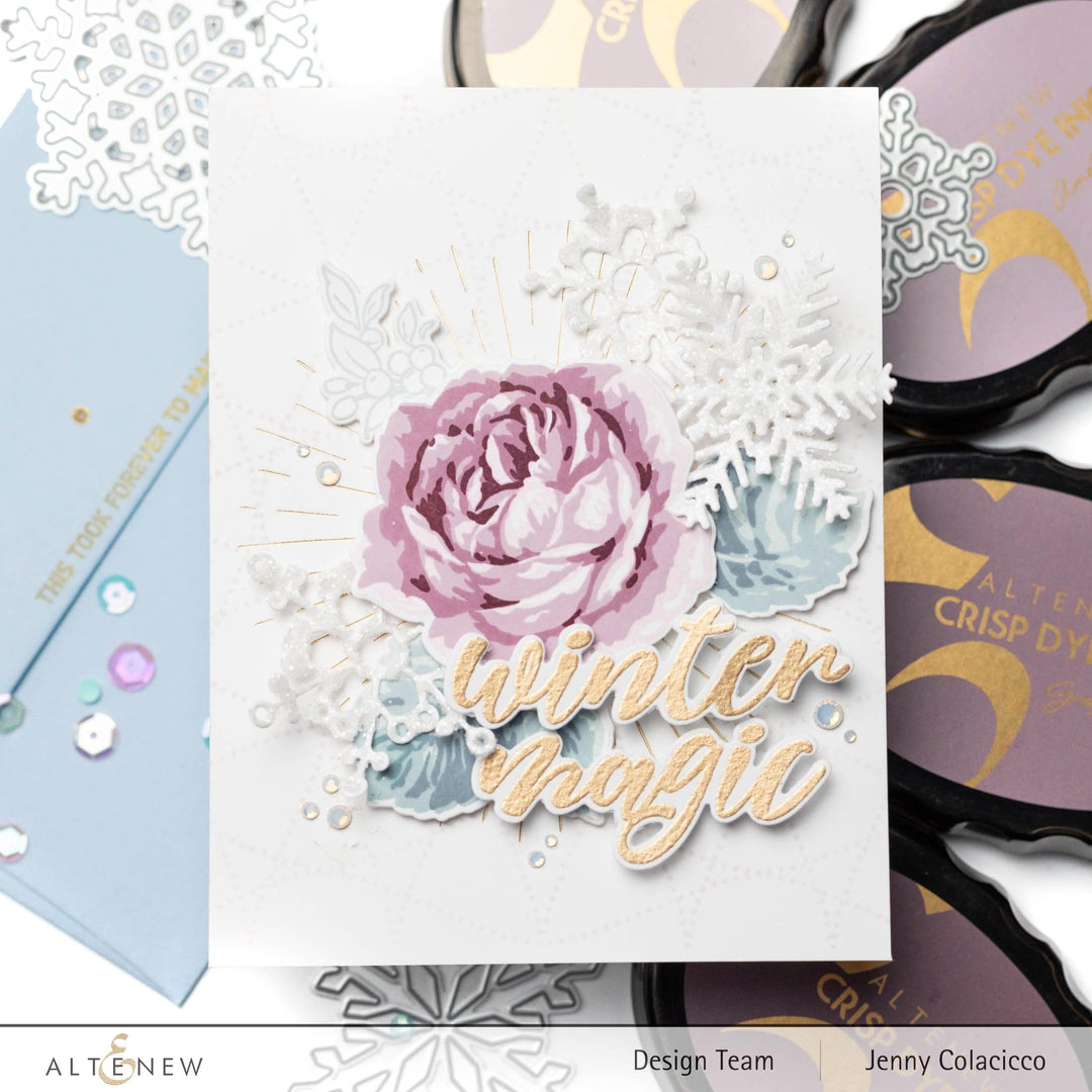 Altenew Stamp & Die Bundle Winter Typography Stamp & Die Bundle