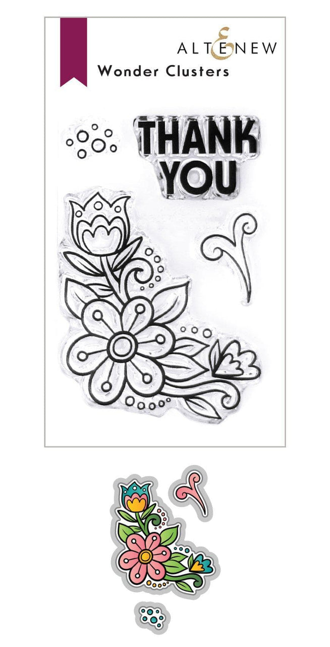 Altenew Stamp & Die Bundle Wonder Clusters Stamp & Die Bundle