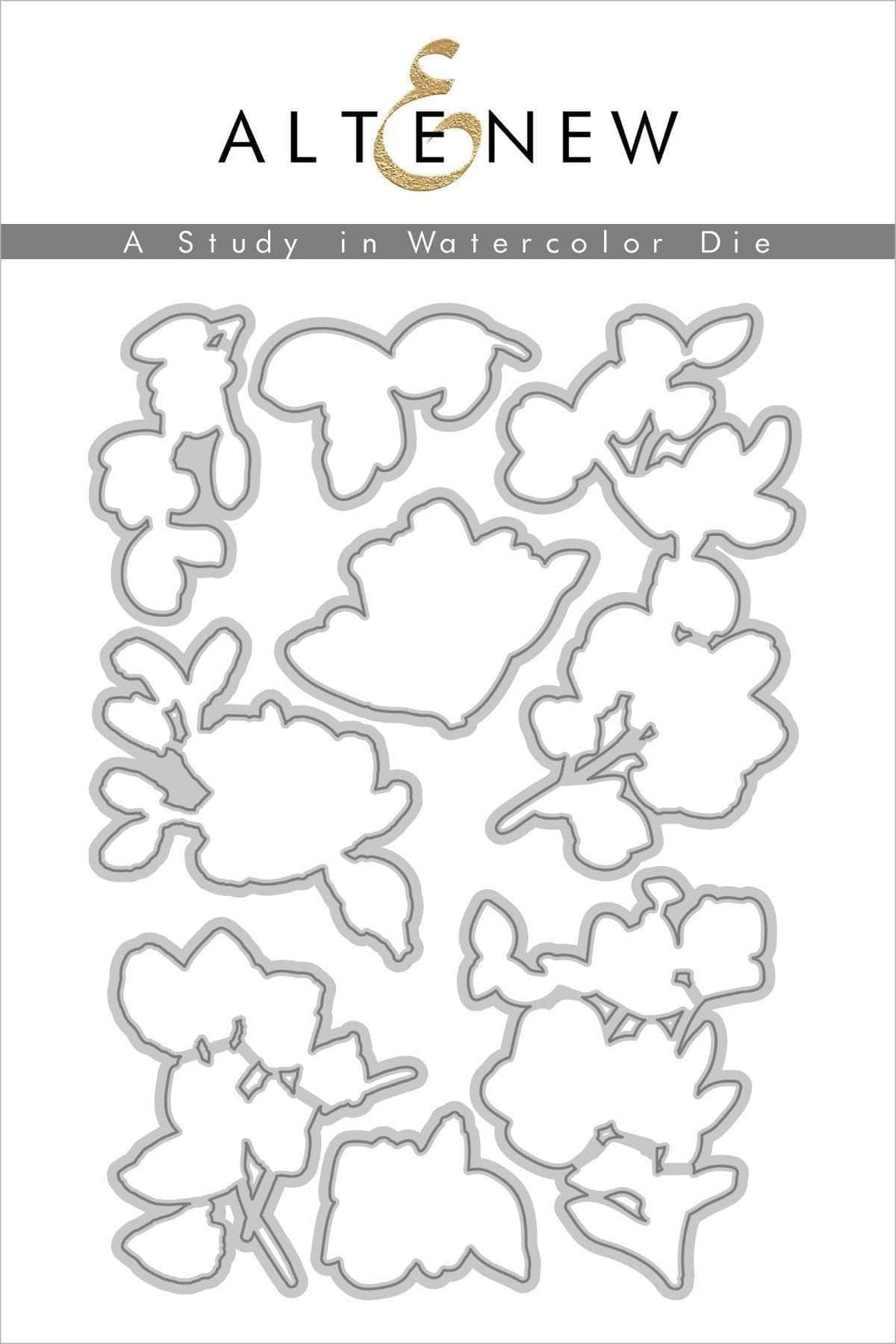 Altenew Stamp & Die Bundle A Study in Watercolor Stamp & Die Bundle