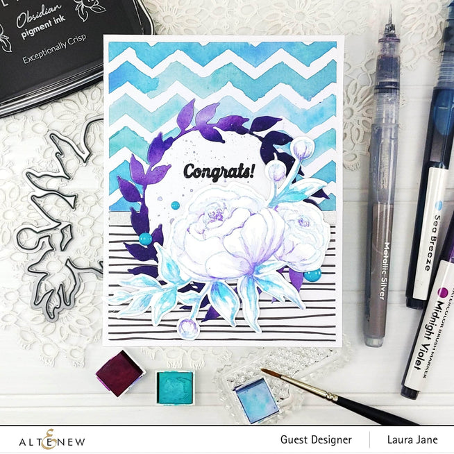 Altenew Stamp & Die Bundle October 2019 Coordinating Stamp & Die Bundle