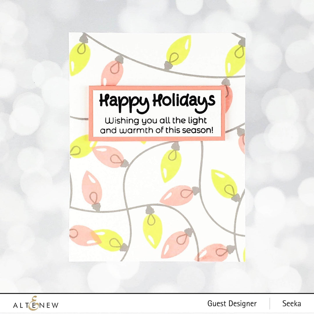 Altenew Stamp & Die Bundle All Is Bright Stamp & Die Bundle