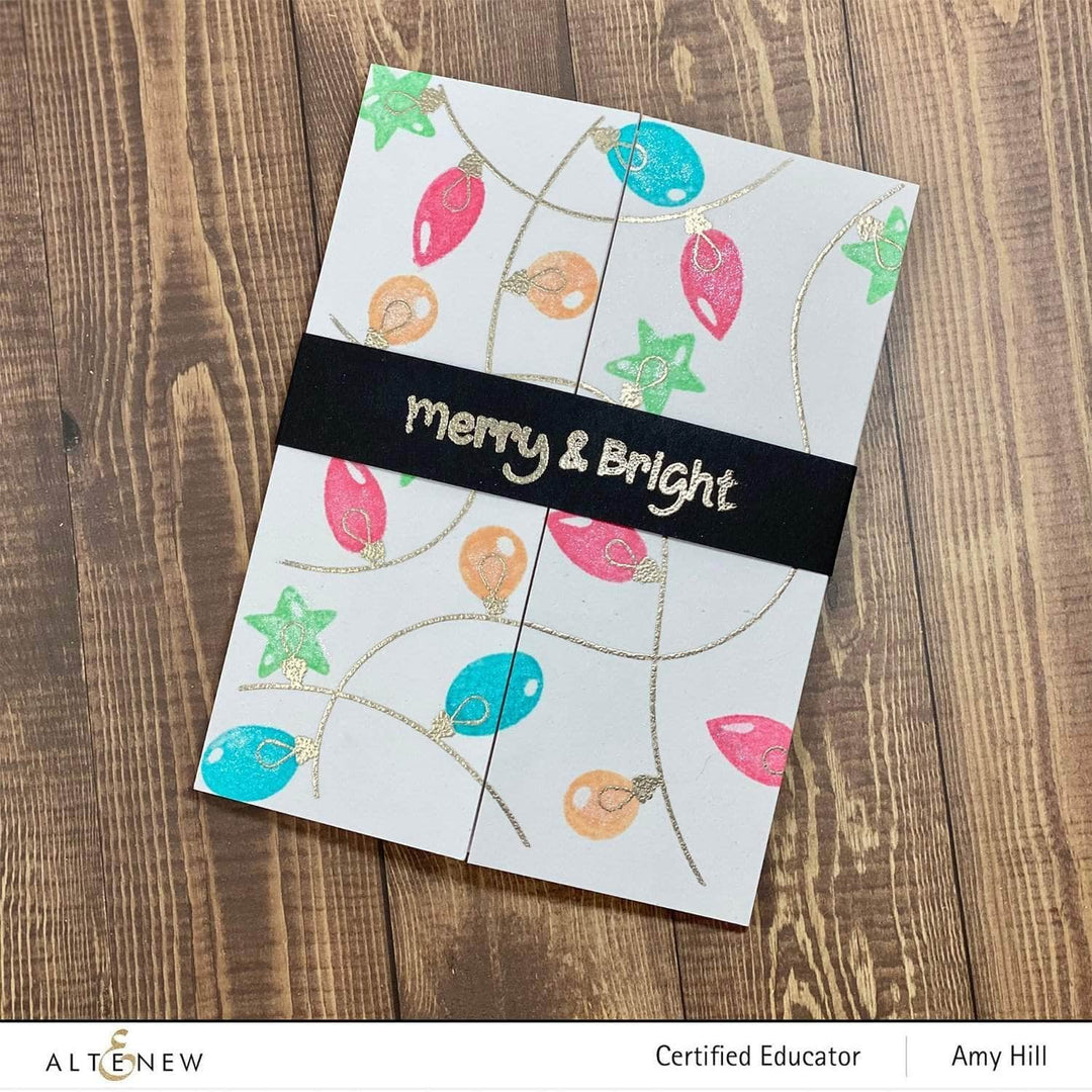 Altenew Stamp & Die Bundle All Is Bright Stamp & Die Bundle