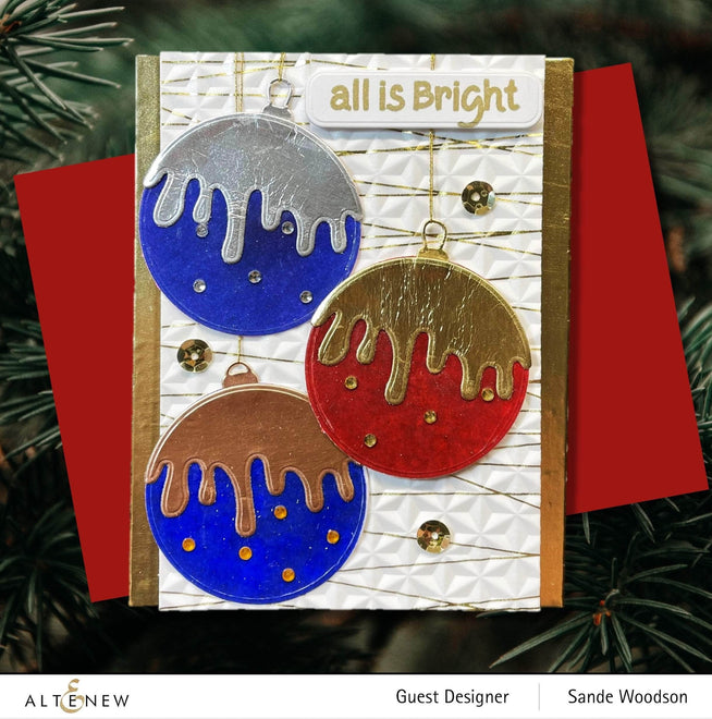 Altenew Stamp & Die Bundle All Is Bright Stamp & Die Bundle